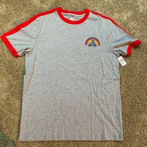 Disney Parks Retro Rainbow Castle Shirt